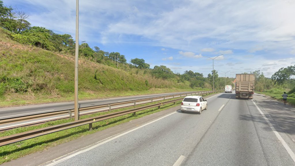 Homem é assassinado a tiros enquanto dirigia carro na BR-040, em Ribeirão das Neves Foto: Reprodução/Google Street View