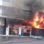 Incêndio destrói padaria Mix Pão no bairro Nazaré, em BH - Foto: Reprodução