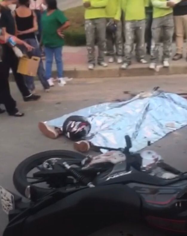 Motociclista morre ao ser atingido por linha de cerol na MG-020, em BH - Foto: Reprodução/Redes Sociais