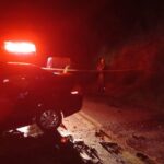 Jovem morre após acidente envolvendo carro e caminhão na MG-135, entre Antônio Carlos e Barbacena - Foto: Divulgação/Corpo de Bombeiros