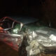 Passageira morre após colisão entre dois carros na BR-352, em Carmo do Paranaíba - Foto: Divulgação/CBMMG