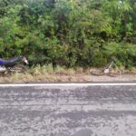 Ciclista morre após ser atingido por moto na MG-122, em Capitão Enéas - Foto: Divulgação/Samu