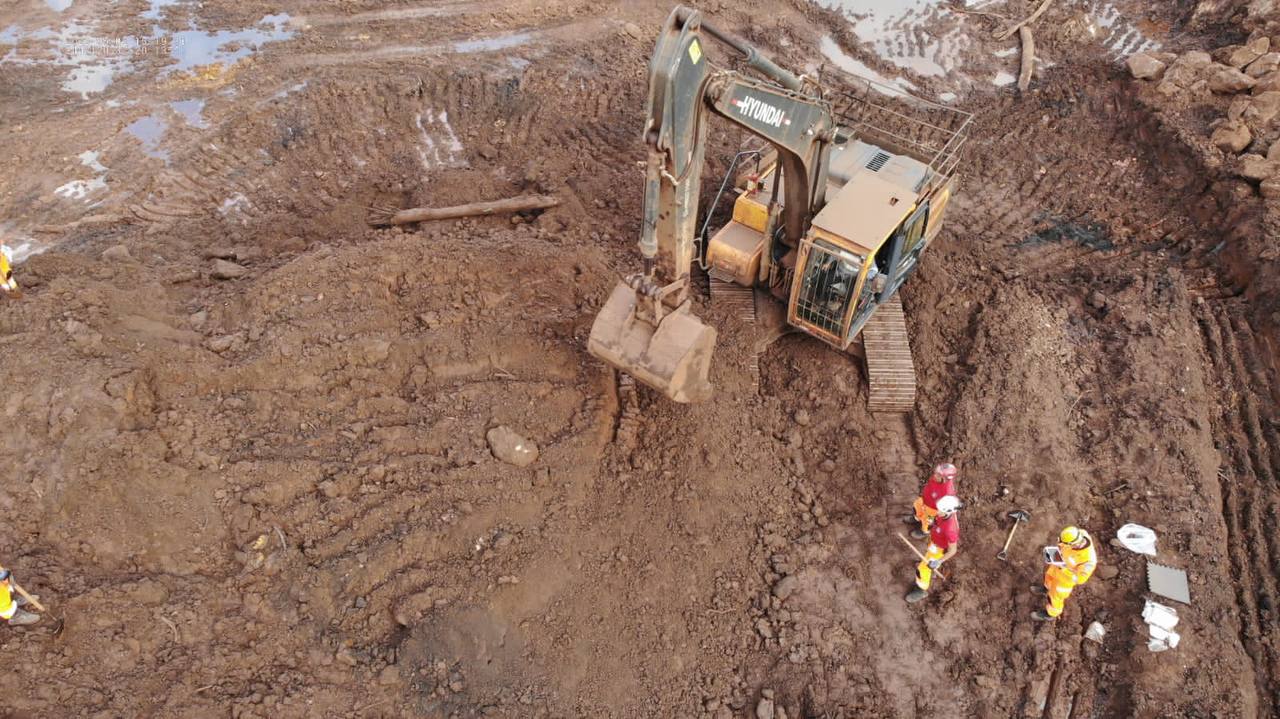 Bombeiros encontram ossada em área de busca em Brumadinho após mais três anos de tragédia - Foto: Divulgação/CBMMG