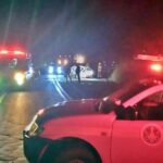 Homem morre e outro fica ferido após dois carros baterem de frente na BR-146, em Guaxupé - Foto: Divulgação/Corpo de Bombeiros