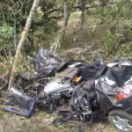 Motorista morre após carro capotar na MG-190, em Patrocínio - Foto: Divulgação/CBMMG
