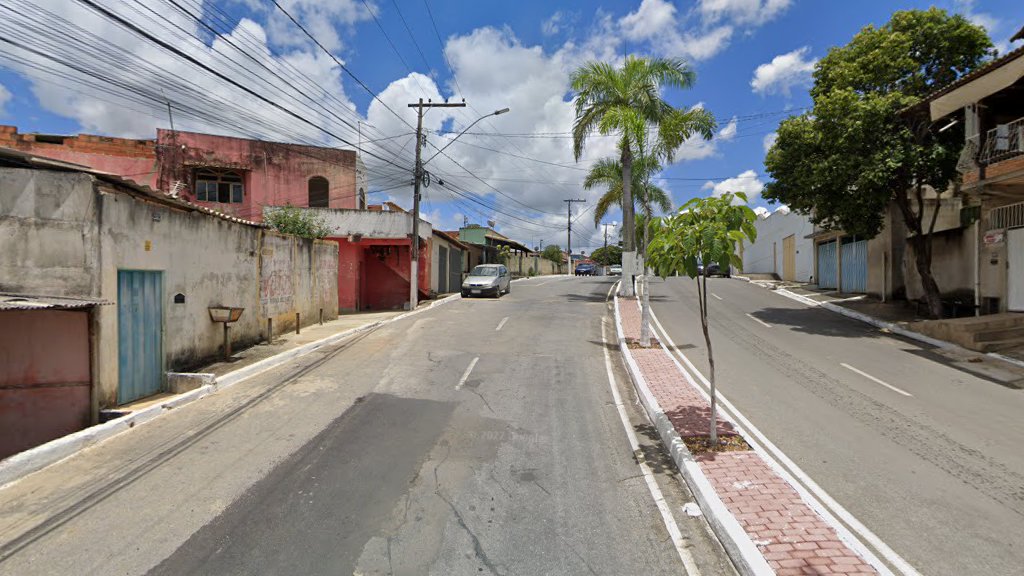 Rua José Ribeiro Sobrinho, em Confins - Foto: Reprodução/Google Steew View