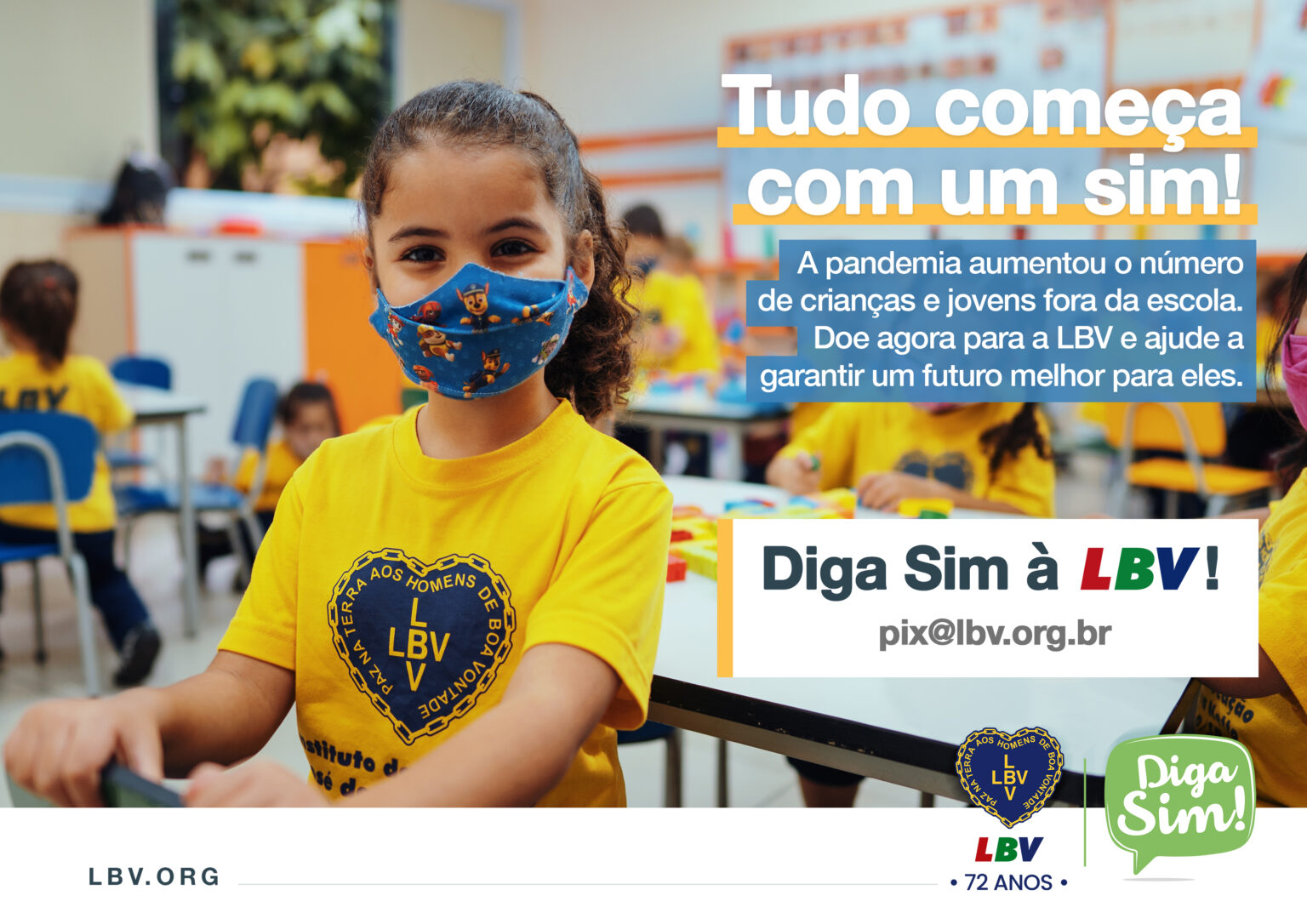 Ações solidárias da LBV levam alimento e esperança para amenizar o sofrimento de famílias mais vulneráveis DigaSim2022