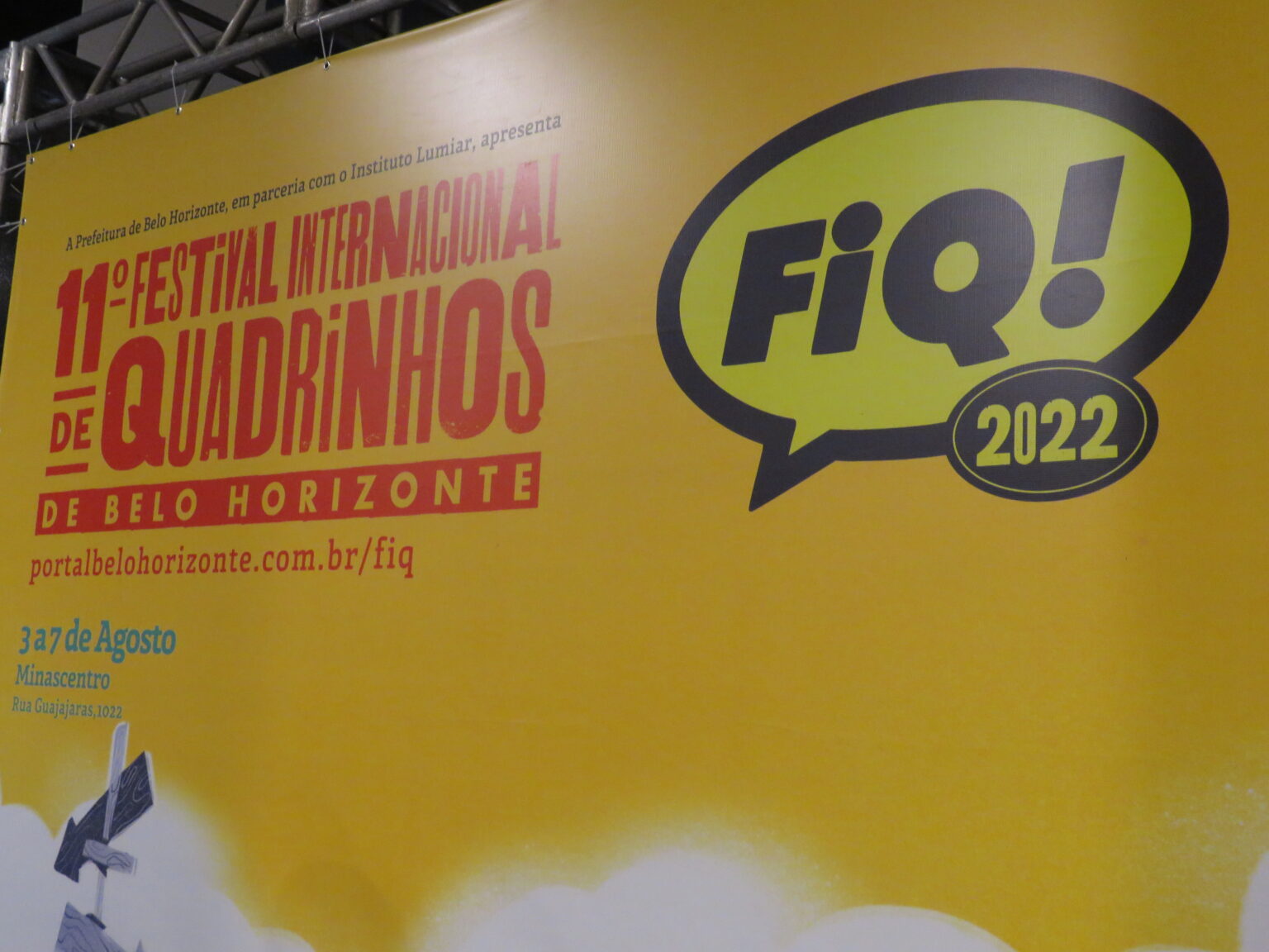 Festival Internacional de Quadrinhos acontece até domingo no Minascentro, em Belo Horizonte Festival Internacional de Quadrinhos acontece até domingo no Minascentro, em Belo Horizonte - Foto: Elberty Valadares/Por Dentro de Minas