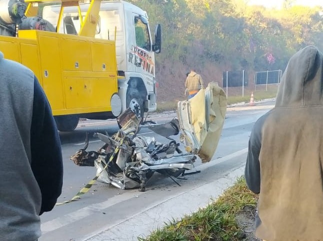 Três pessoas morrem em grave acidente na MG-050, entre Córrego Fundo e Formiga - Foto: Reprodução/Redes Sociais