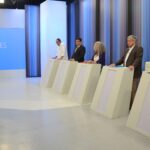 Com Zema presente, candidatos ao Governo de Minas participam de debate da TV Globo - Foto: Fernando Rabelo/Globo