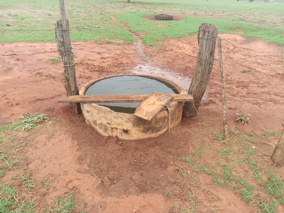 Bebê de 1 ano morre afogado após cair em cocho de água em Santa Vitória, no Triângulo Mineiro - Foto: Divulgação/Polícia Civil