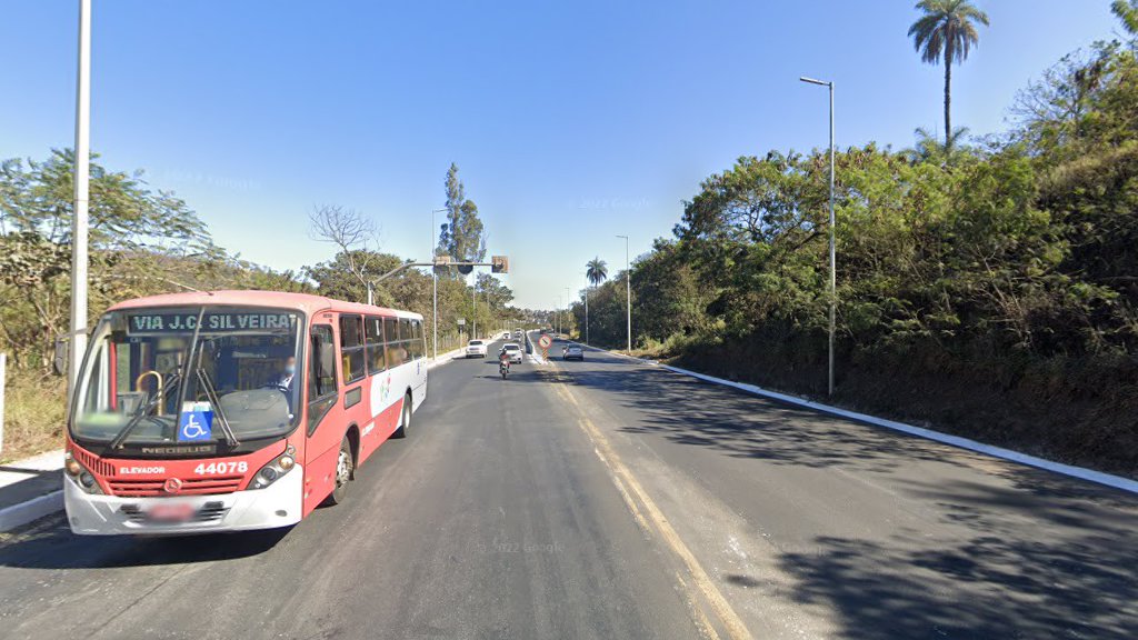 Homem é morto próximo de cemitério na BR-262, em Sabará - Foto: Reprodução/Google Street View