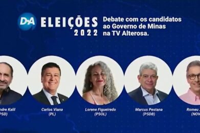 Debate da TV Alterosa para governador de Minas: veja horário, regras e candidatos - Foto: Divulgação/TV Alterosa