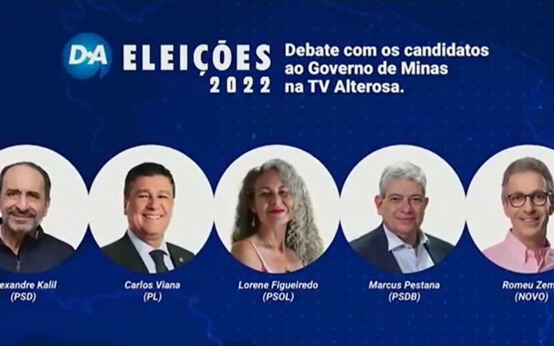 Debate da TV Alterosa para governador de Minas: veja horário, regras e candidatos - Foto: Divulgação/TV Alterosa