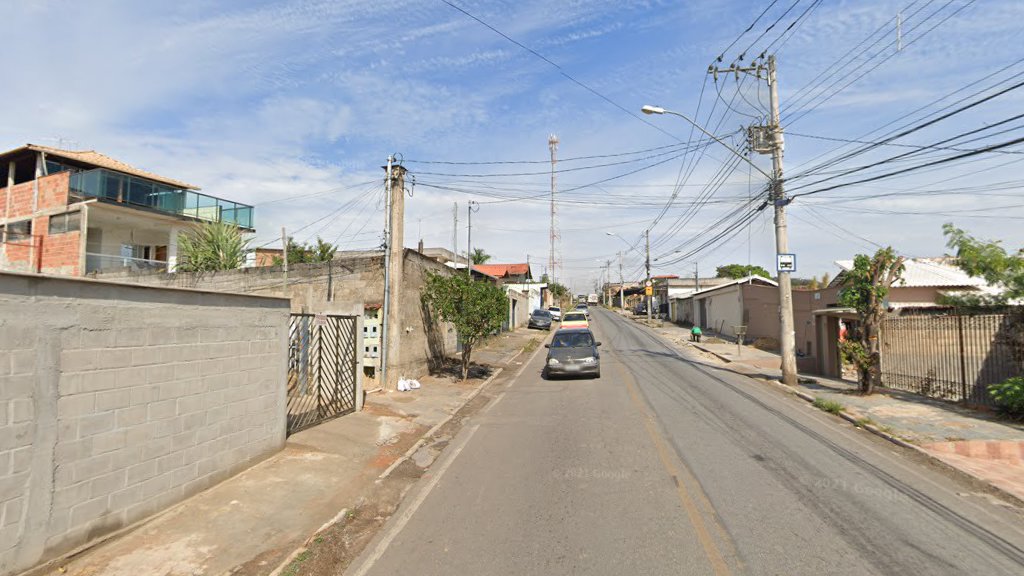 Vizinho mata três crianças e um homem a facadas no bairro Vila Olga, em Santa Luzia - Foto: Reprodução/Google Street View