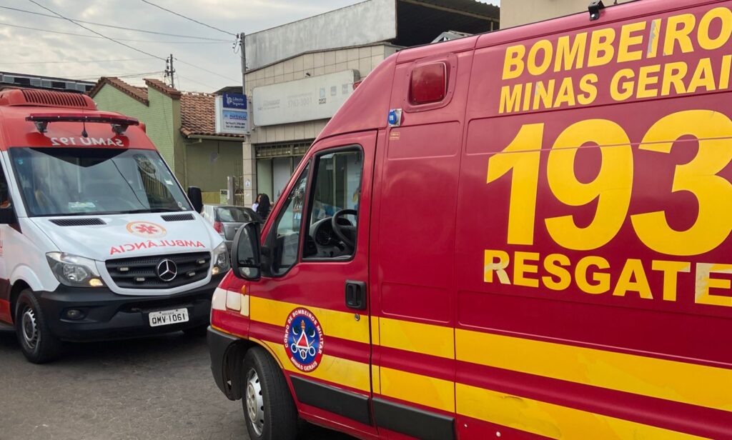 Motociclista e esposa ficam feridas após acidente em Conselheiro Lafaiete - Foto: Divulgação/CBMMG