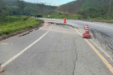 BR-381, em Bela Vista de Minas - Foto: Reprodução/Redes Sociais