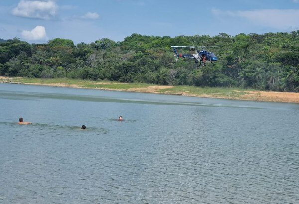 Jovem morre afogado na Lagoa Várzea das Flores, em Contagem - Foto: Divulgação/CBMMG