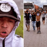 Torcida Galoucura discute com bolsonaristas e rompe bloqueios na Fernão Dias - Foto: Reprodução