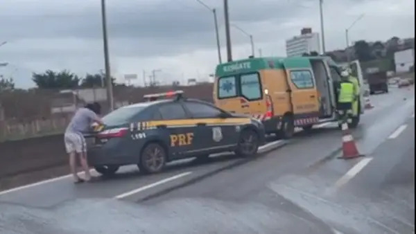 Homem morre após grave acidente na Rodovia Fernão Dias, em Betim - Foto: Reprodução