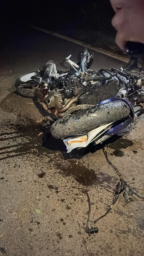 Motociclista fica ferido após grave acidente na MG-435, em Caeté - Foto: Reprodução/Redes Sociais