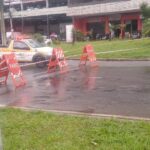 Rotatória das avenidas Barão Homem de Melo e Professor Mário Werneck é fechada, em BH - Foto: Divulgação/BHTrans