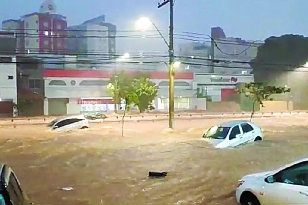 Minas Gerais registra quatro mortes por causa das chuvas - Foto: Reprodução