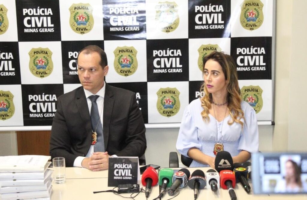 Dra. Danubia apresentou hoje conclusão do inquérito policial que investigou a contaminação dos petiscos - Foto: Divulgação/PCMG