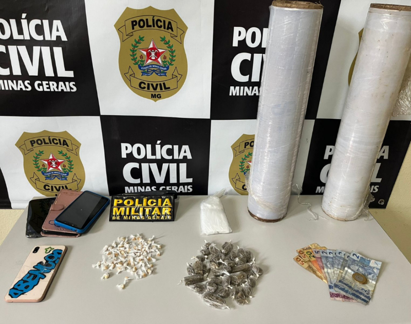 Operação de combate ao tráfico de drogas é deflagrada em Sete Lagoas - Foto: Divulgação/PCMG