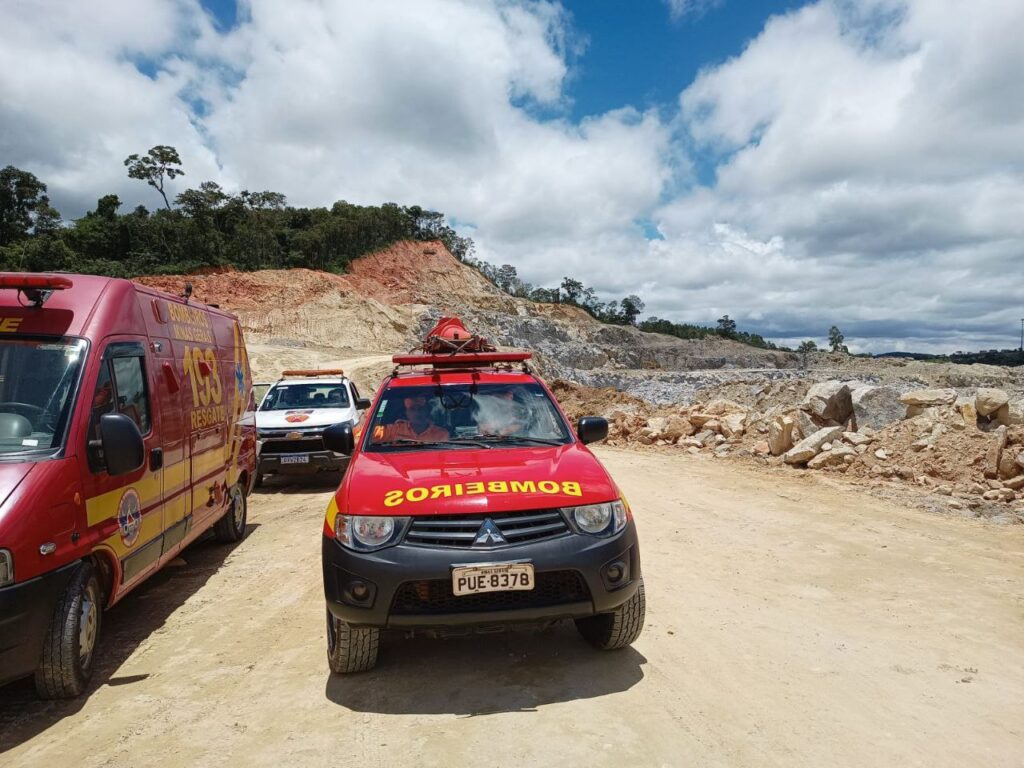 Idoso de 75 anos morre após explosão de dinamite em pedreira em Ouro Preto - Foto: Divulgação/CBMMG