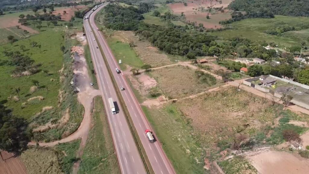 Rodovia Fernão Dias ganhará trevo no trecho de Igarapé, na Grande BH - Foto: Divulgação/Arteris