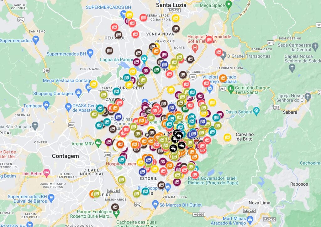 Mapa dos blocos de rua do carnaval de BH 2023: datas, horários e locais - Foto: Divulgação/Por Dentro de Minas