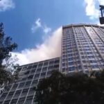 Othon Palace Hotel pega fogo no Centro de Belo Horizonte - Foto: Divulgação/CBMMG