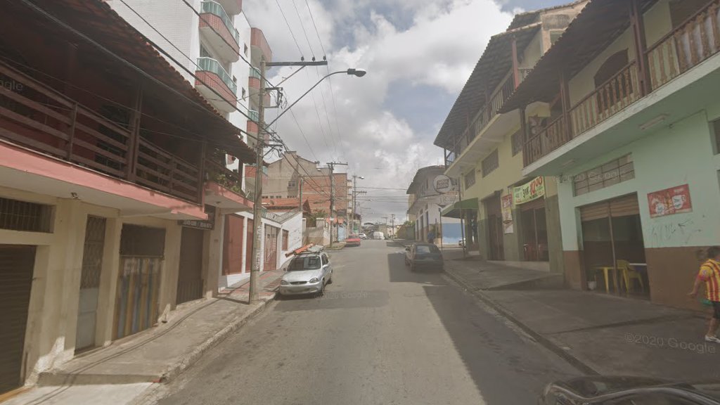 Morador de rua é morto no bairro Industrial, em Contagem - Foto: Reprodução/Google Street View