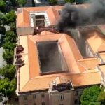 Instituto de Educação de Minas Gerais em BH pega fogo e 44 pessoas são atendidos - Foto: Reprodução