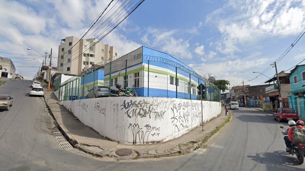 Casal é baleado no bairro Nacional, em Contagem - Foto: Reprodução/Google Street View
