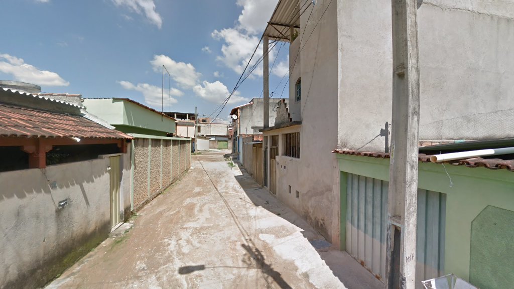 Jovem de 20 anos é morto a tiros na Rua da Paz em Ribeirão das Neves - Foto: Reprodução/Google Street View