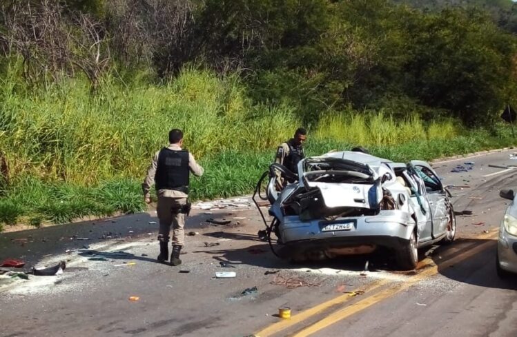 Grave acidente interdita totalmente pista da BR-381, em Ravena - Foto: Reprodução