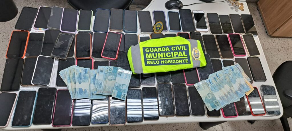 Guarda Civil de BH recupera mais de 70 celulares furtados no Buteco do Gusttavo Lima - Foto: Divulgação/Guarda Civil de Belo Horizonte