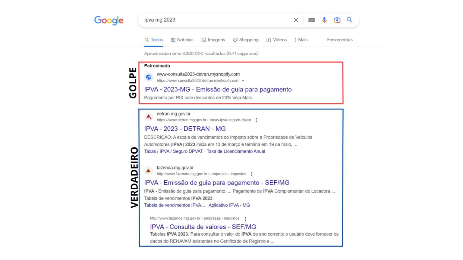 IPVA 2023 MG: confira dicas infalíveis para não cair no golpe do boleto falso Secretaria reforça alerta contra golpes utilizando o pagamento do IPVA; confira as dicas para não cair em golpes - Foto: Divulgação/Por Dentro de Minas