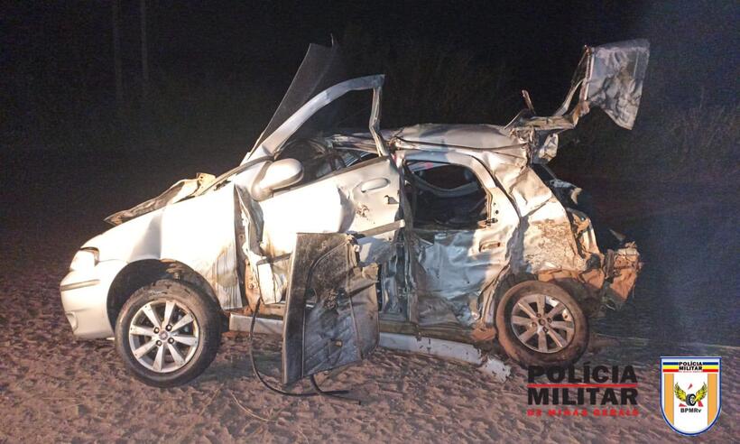 Motorista embriagado causa acidente com morte na rodovia MG-431, em Itaúna - Foto: Divulgação/PMRv