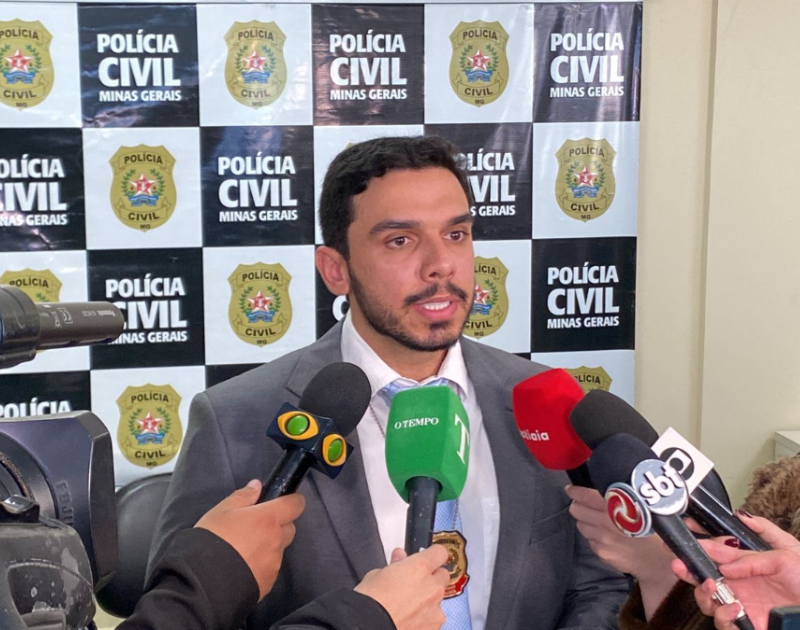 Delegado Gabriel Teixeira da Silva responsável pelas investigações - Foto: Divulgação/PCMG