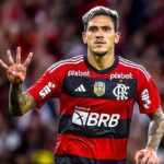 Exame de corpo de delito aponta lesões no rosto e na boca do atacante Pedro do Flamengo - Foto: Marcelo Cortes / Flamengo