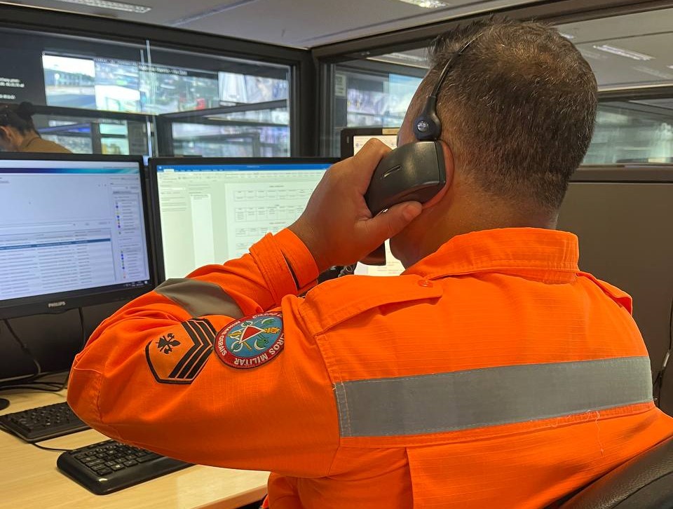 Pelo telefone, bombeiro salva bebê de 6 meses engasgado em Betim; ouça a ligação - Foto: Divulgação/Corpo de Bombeiros