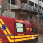 Idoso cai do 9º andar de prédio em obras e sobrevive em Viçosa - Foto: Divulgação/Corpo de Bombeiros