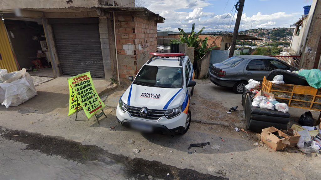 Tiroteio deixa uma pessoa morta e três feridas na na Vila São Gabriel, em BH - Foto: Reprodução/Google Street View