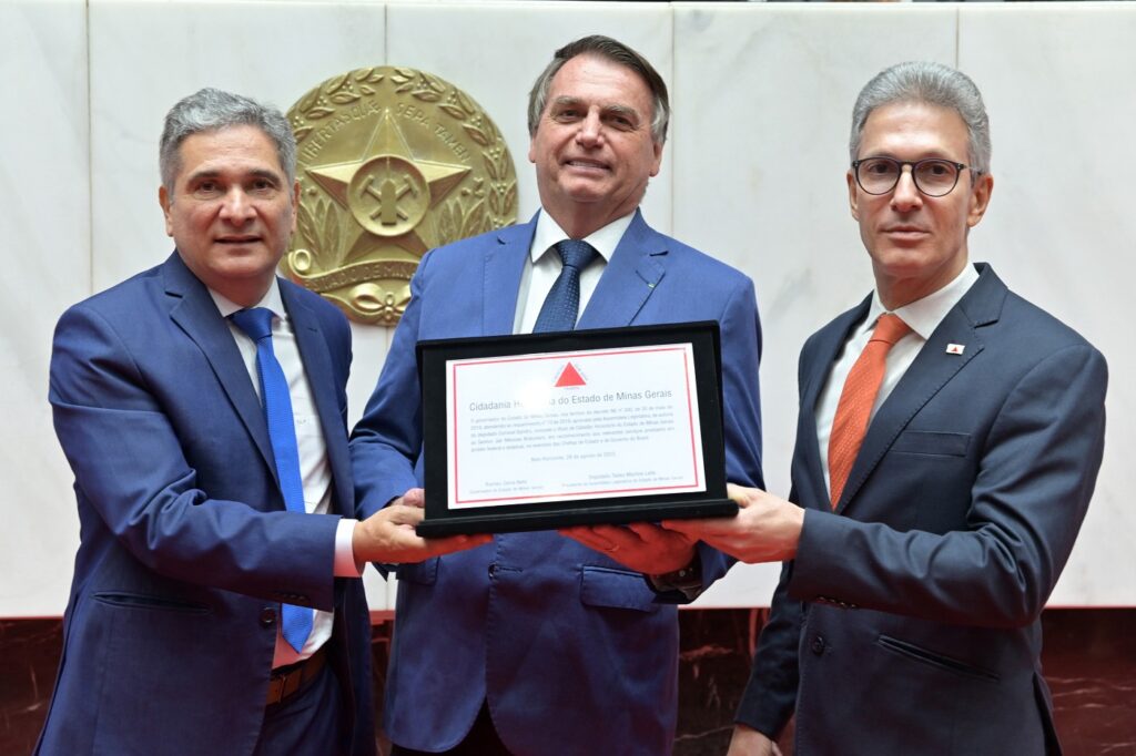 Bolsonaro recebe título de cidadão honorário de Minas Gerais - Foto: Luiz Santana/ALMG