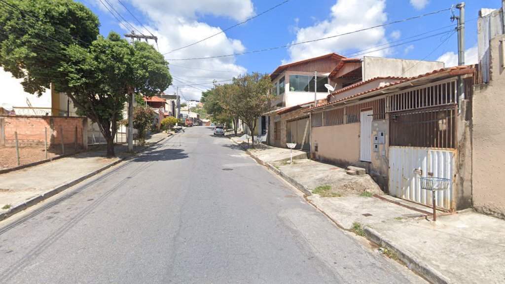 Homem é morto a tiros no bairro Jardim Vitória, em BH - Foto: Reprodução/Google Street View