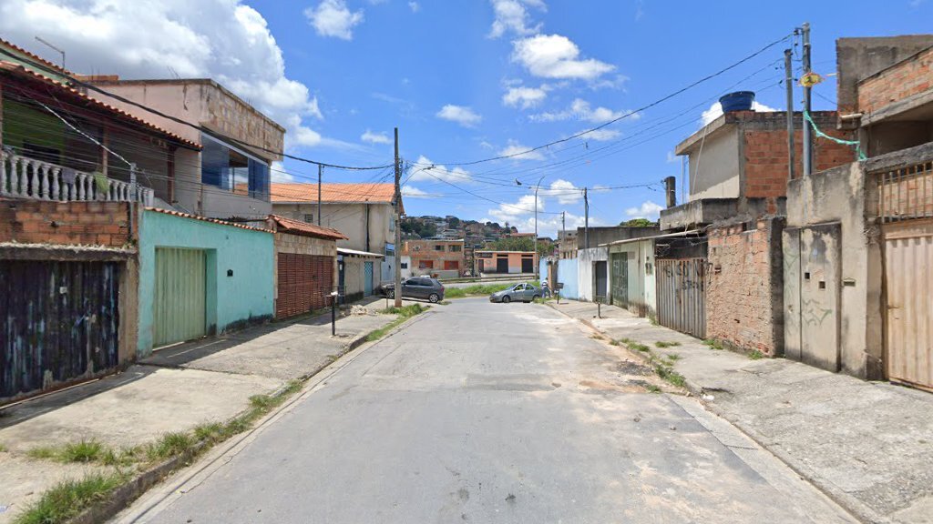 Homem é morto a tiros no bairro Novo Tupi, em BH - Foto: Reprodução/Google Street View