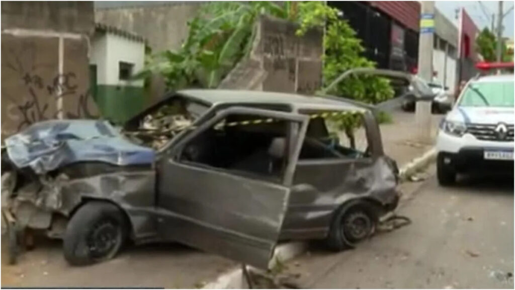 Vídeo mostra acidente com jovem morto e feridos na Avenida Cristiano Machado, em BH - Foto: Reprodução/Redes Sociais